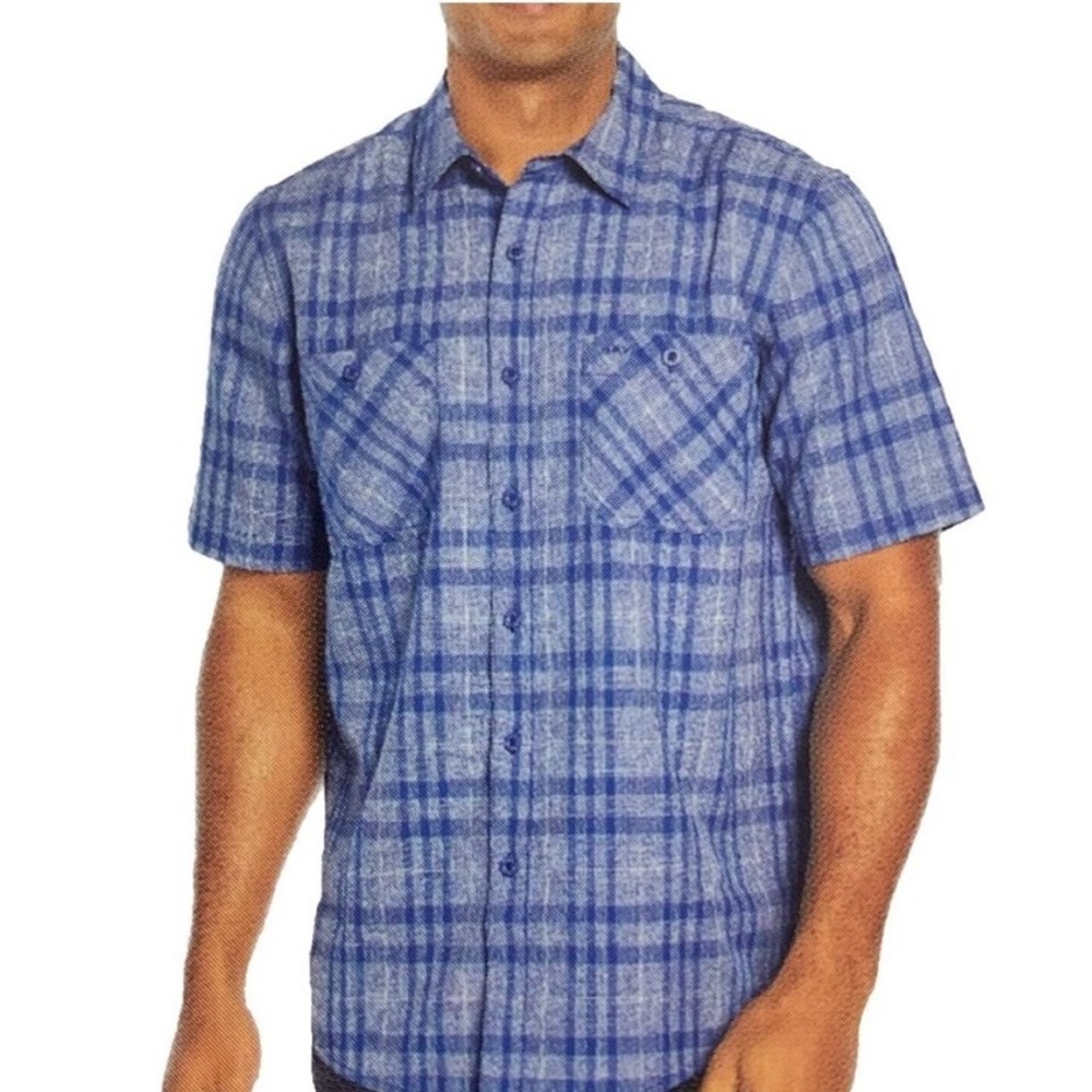 NWT  Orvis Mens Short Sleeve Button Up
Tech Pocket Shirt Size S